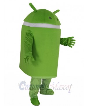 Green Android Robot Mascot Costume