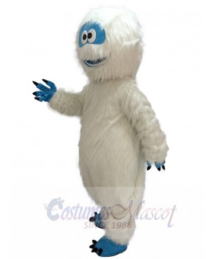 White Yeti Abominable Snowman Mascot Costume Halloween Party Outfit