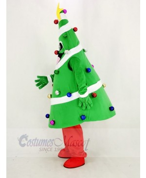 Christmas Xmas Tree Mascot Costume Cartoon