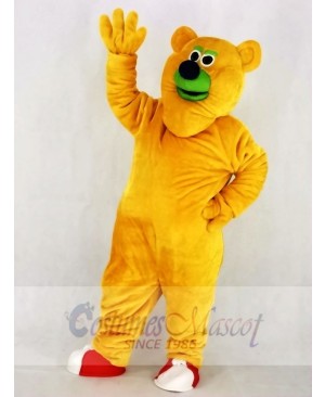 Fresno Grizzlies Parker T. Orange Bear Mascot Costume College