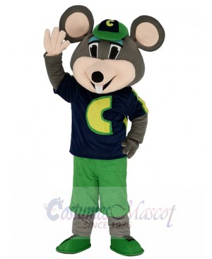 Chuck E. Cheese Mascot Costumes Fast Food Promotion Cheerleaders