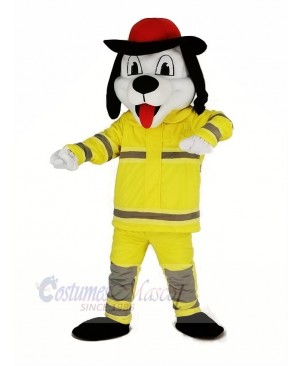 Sparky the Fire Dog Mascot Costume Cartoon