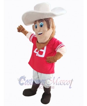 Cowboy mascot costume