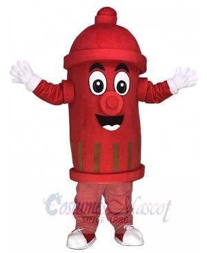 Red Public Utilities Fire Hydrant Mascot Costumes