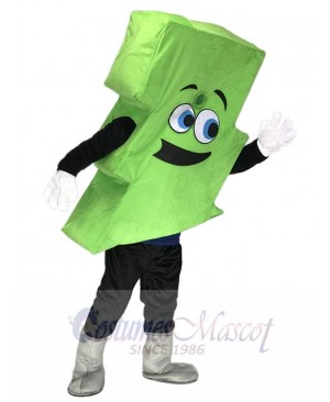 Neon Green Lightning Bolt Mr. Electric Lightning Bolt Mascot Costumes