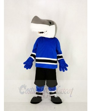 School Sharks with Black Sweatpants Mascot Costume College