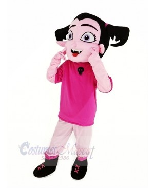 Vampire Girl Mascot Costumes Cartoon