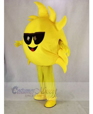 Mr. Sunshine Mascot Costume Cartoon	