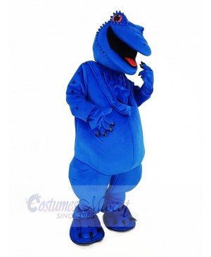 Blue Lizard Mascot Costume Animal