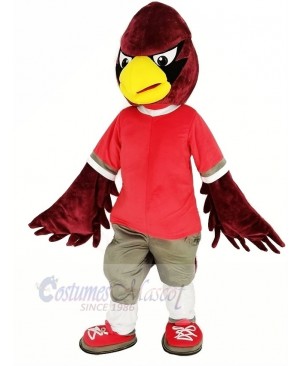 Cool Red Eagle Mascot Costume Animal