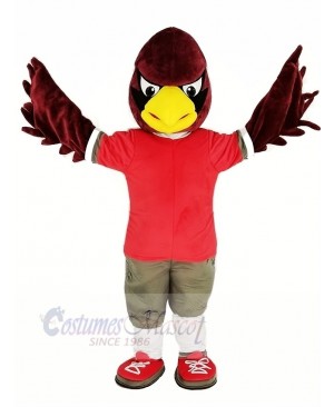 Cool Red Eagle Mascot Costume Animal