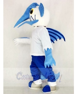 Realistic Swordfish Mascot Costume Cartoon