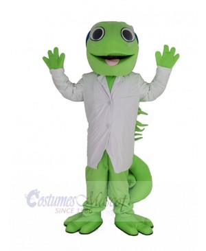 Chameleon Lizard Iguana Green Reptile Mascot Costume