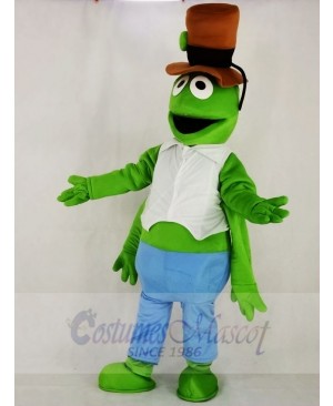 Realistic Green Grasshopper Mascot Costume Cartoon