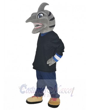 Shark mascot costume