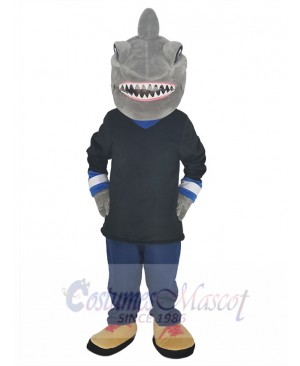 Shark mascot costume