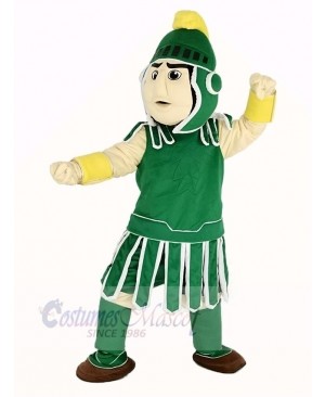 Strong Green Titan Spartan Mascot Costume People