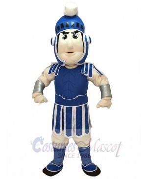 Dark Blue Spartan Trojan Knight Sparty Mascot Costume