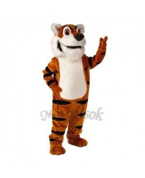 Cute Toby Tiger Mascot Costume
