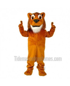Cute Larry Lion Mascot Costume