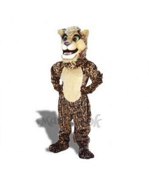 Cute Leopard Cub Mascot Costume