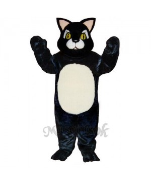 Cute Blackie Cat Mascot Costume