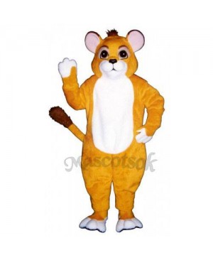 Cute Lion Cub Mascot Costume
