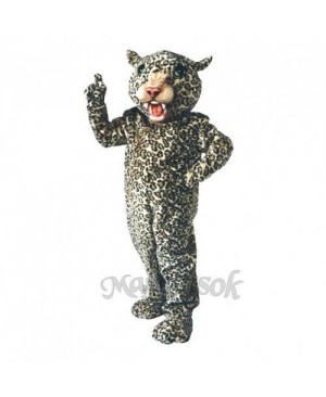 Cute Big Cat Leopard Mascot Costume