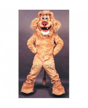 Cute Lionel Lion Mascot Costume