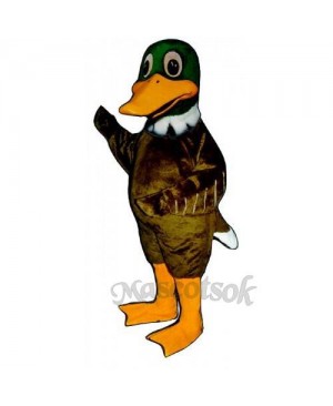Cute Mallard Duck Mascot Costume
