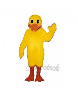 Cute Dudley Duck Mascot Costume