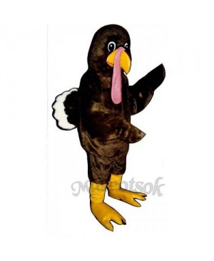 Cute Tom Turkey Mascot Costume