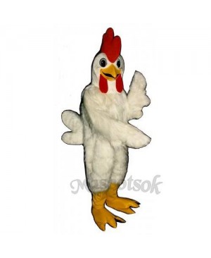 Cute Friendly Chicken Mascot Costume