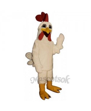 Cute Laughing Rooster Mascot Costume
