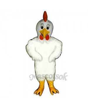 Cute Henny Chicken Mascot Costume