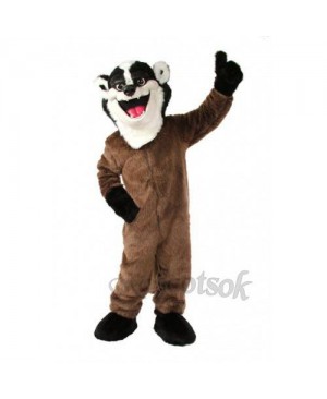 Cute Badger Mascot Costume