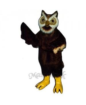 Cute Owl Mascot Costume