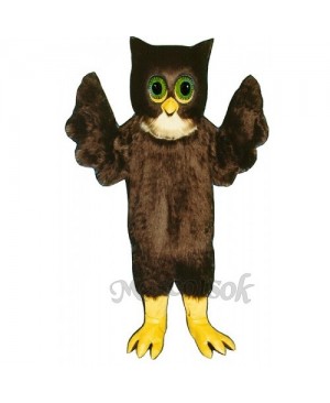 Cute Wise Owl Mascot Costume