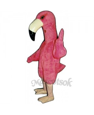 Cute Flamingo Mascot Costume