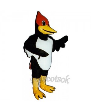 Cute Woodrow Woodpecker Mascot Costume