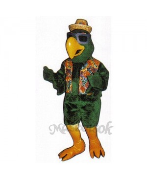 Cute Party Parrot Mascot Costume