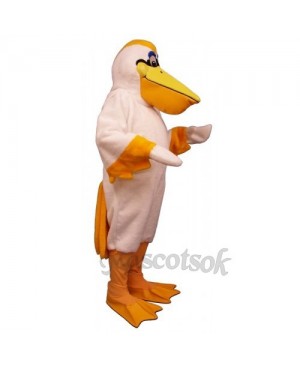 Cute Peter Pelican Mascot Costume