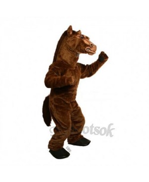 Cute Power Fierce Stallion Horse Mascot Costume