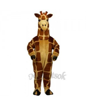 Cute Realistic Giraffe Mascot Costume