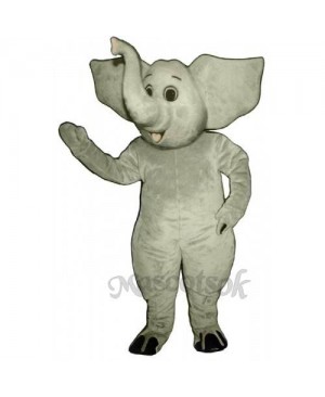 Cute Eddy Elephant Mascot Costume