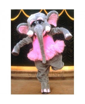 Cute Elephant Mascot Costume