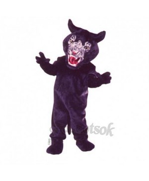 Cute Super Panther Mascot Costume