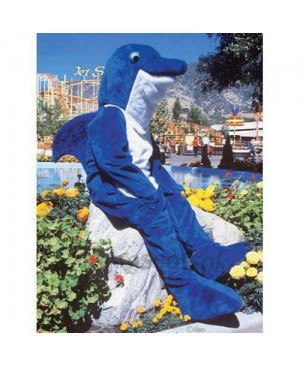 Cute Dolphin Mascot Costume