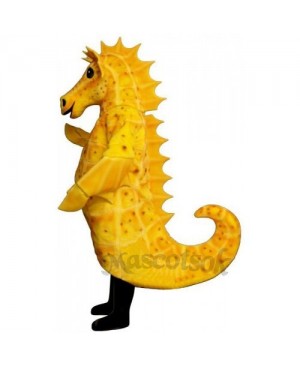 Cute Sammy Seahorse Mascot Costume