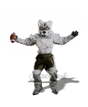 Cute Pro Wolf Mascot Costume
